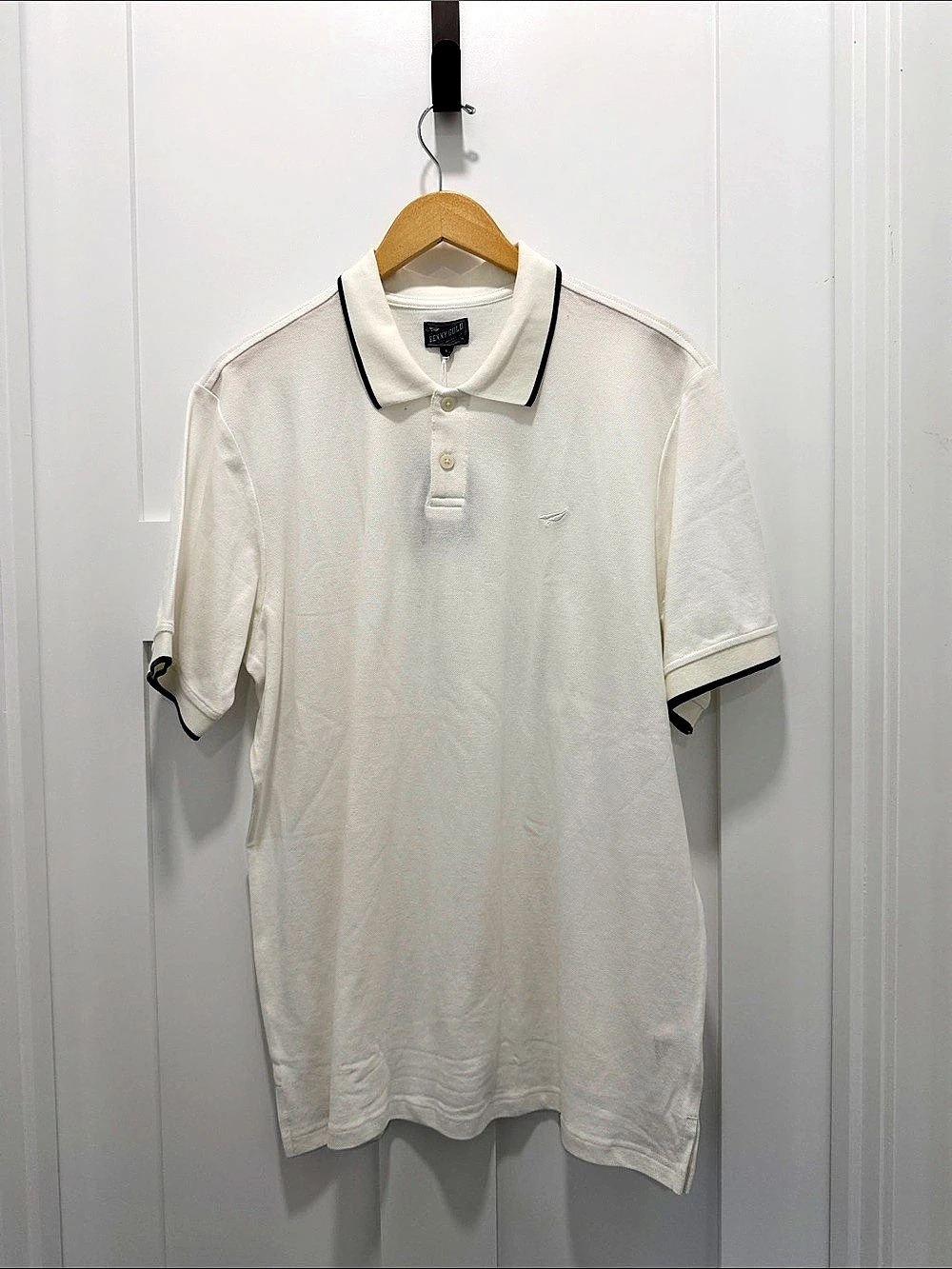 Benny Gold Men's Polo Shirt in White Size Medium NWT